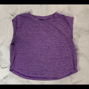 Purple Born Primitive Cropped Tee